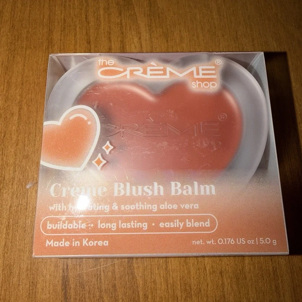 NEW The Creme Shop Creme Blush Balm Teddy Bear Aloe‎ Vera Buildable Long Lasting